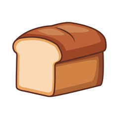 Fresh bread isolated