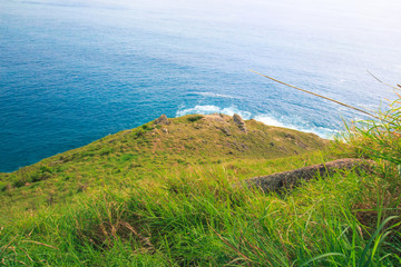 View of the Andaman Sea at the Cape, Krating Mountain, Rawai, Phuket, Thailand