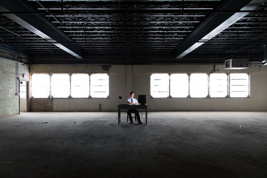 Man at Desk