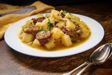 German Oktoberfest Stew