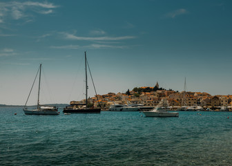 Primosten,Croatia-boats in the harbor