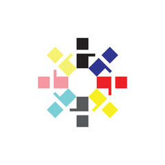 People group logo design