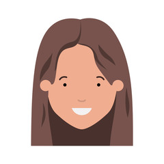 head of woman avatar character