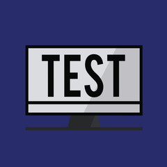 Conceptual hand writing showing Test. Business photo text Proficiency and knowledge measurement of a person Laboratory result.