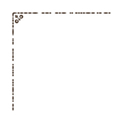 Vintage Corner elements. Swirls, filigree elements and ornate frames. Vector illustration. Design elements