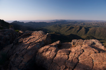 Obraz premium VIEW FROM ST MARYS PEAK FLINDERS RANGES