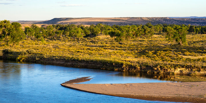 The Green River flows through Browns Park National Wildlife Refuge, a wild, beautiful, remote area of mountains, prairies, and wetlands in the extreme northwest corner of Colorado
