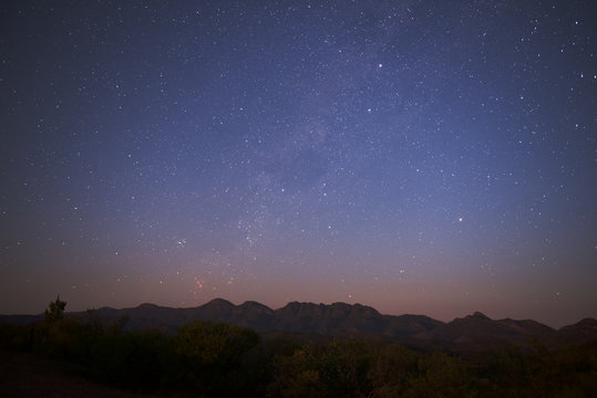 Starry Sky Over Flinders Ranges