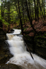 Sweedler and Thayer Nature Preserve - Long Exposure Waterfall - Ithaca, New York