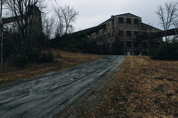 Gloomy View of Abandoned Bay State Iron Company - New York