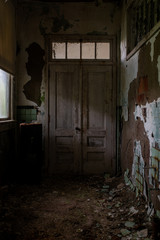 Fototapeta na wymiar Patient Room - Abandoned Hospital for Chest Diseases - New Jersey