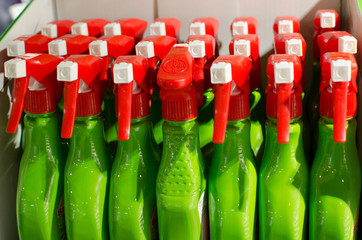 Red and Green Spray bottles Obsessive-Compulsive Disorder test