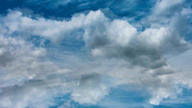 Cinemagraph of clouds moving about in a simulated time lapse.
