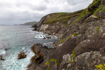 Fototapeta na wymiar Coumeenoole Cliffs