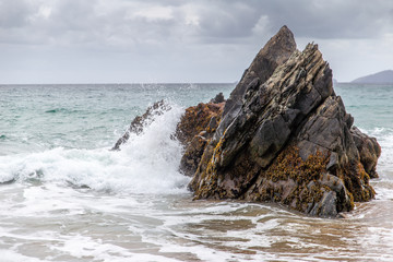 Coumeenoole Beach Crashing Waves