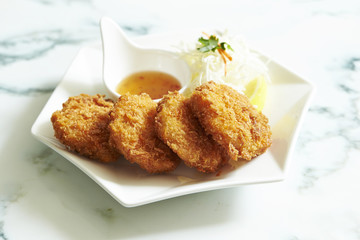 Croquette with sweet chili sauce 