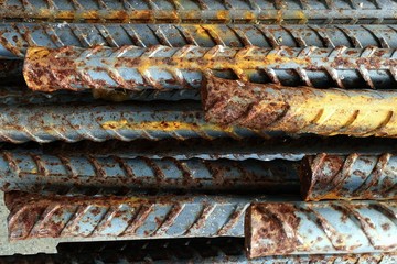 old and rusty steel 