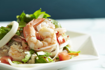 Shrimp and glass noodle salad 