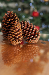 christmas decoration, christmas balls, christmas tree, santa claus