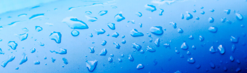 Blue Raindrop Background