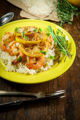 Lemon Shrimp Rice