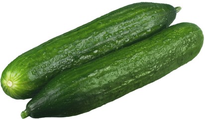 Two Cucumbers - Isolated