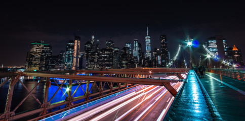 Brooklyn Bridge at night