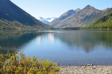 Russia, Altai territory, Ust-Koksinsky district,  the lower Multinskoye lake 