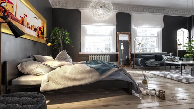 Luxury Bedroom (4k UHd loop)