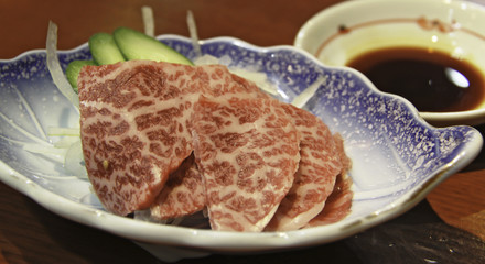 Hida beef sashimi