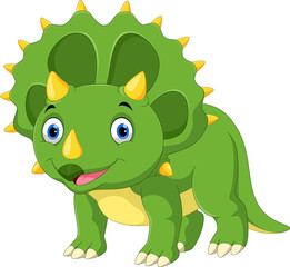 Cute Triceratops cartoon