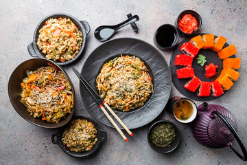 Asian food set