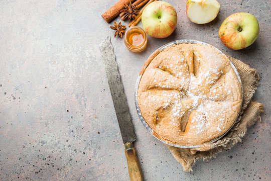 Apple pies and ingredients