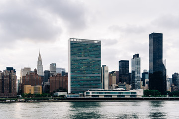 Skyline of Midtown of Manhattan in New York