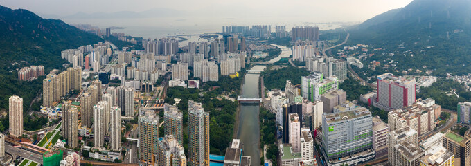 Hong Kong city, panoramic shot