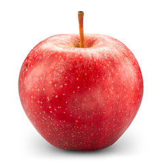 Red apple isolated on white