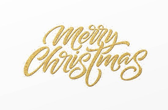 merry christmas word design