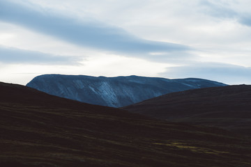 Fototapeta na wymiar The Dovrefjell mountain area