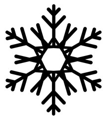 Illustration of snowflake icon