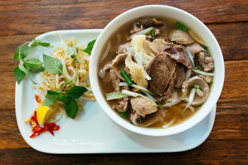 thai style noodle soup
