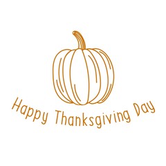 Happy Thanksgiving Day. Hand drawn vector illustration.