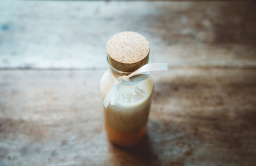 Home made pear juice