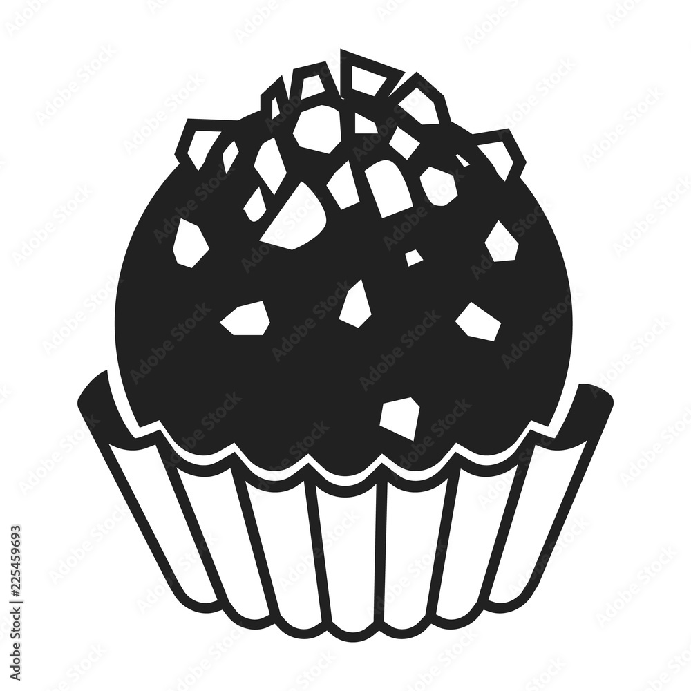 Aufkleber truffle icon. simple illustration of truffle vector icon for web design isolated on white background