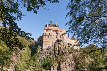 Fototapeta na wymiar Burg Kriebstein in Sachsen, Deutschland