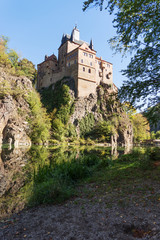 Fototapeta na wymiar Burg Kriebstein in Sachsen, Deutschland