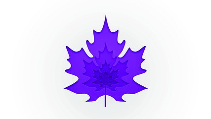 Background in paper style. Of multi-colored details.