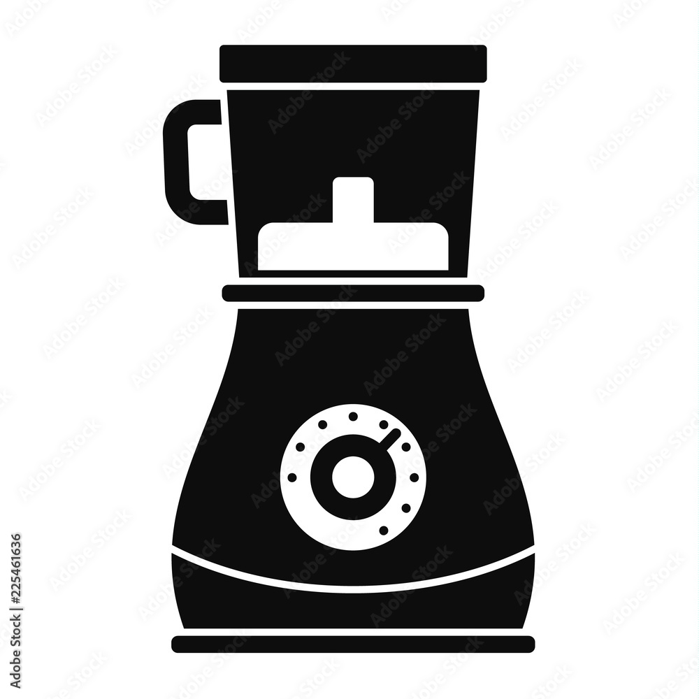 Poster modern blender icon. simple illustration of modern blender vector icon for web design isolated on wh