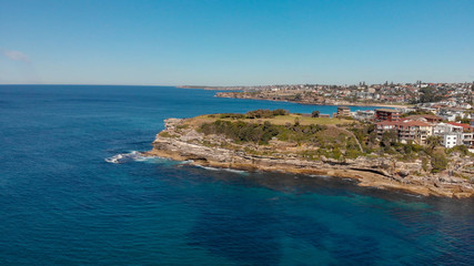 Fototapeta na wymiar Aerial view of Bondi Beach, Australia