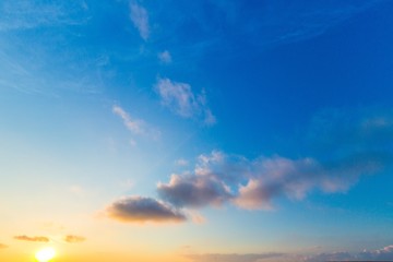 Obraz premium Sky at Dawn / Sunset