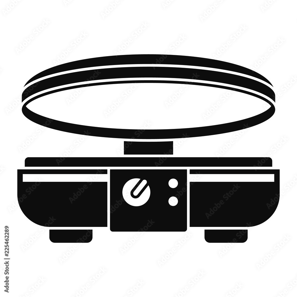 Poster modern waffle maker icon. simple illustration of modern waffle maker vector icon for web design isol